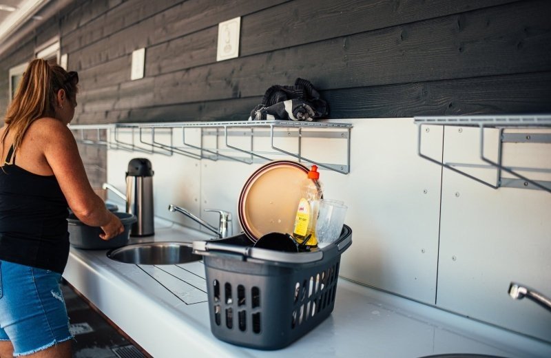 Afwassen eurocamping vessem