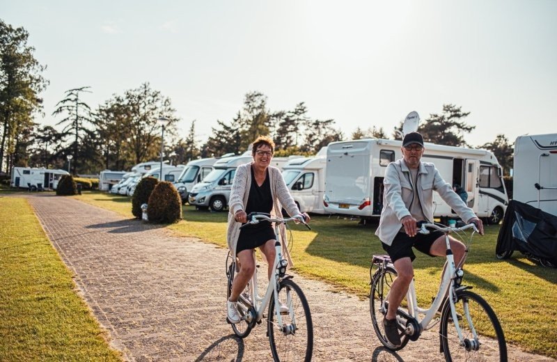 Sfeer camperplaatsen